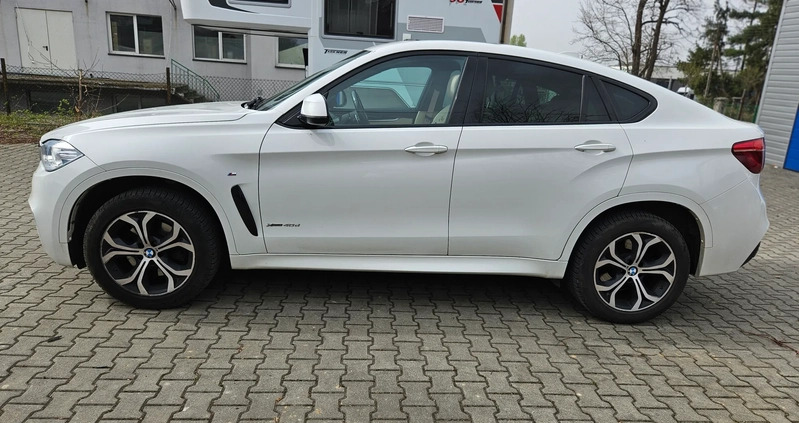 BMW X6 cena 163000 przebieg: 169000, rok produkcji 2016 z Biała małe 631